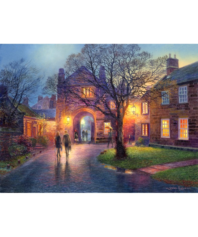 Through the cathedral gatehouse Carlisle 